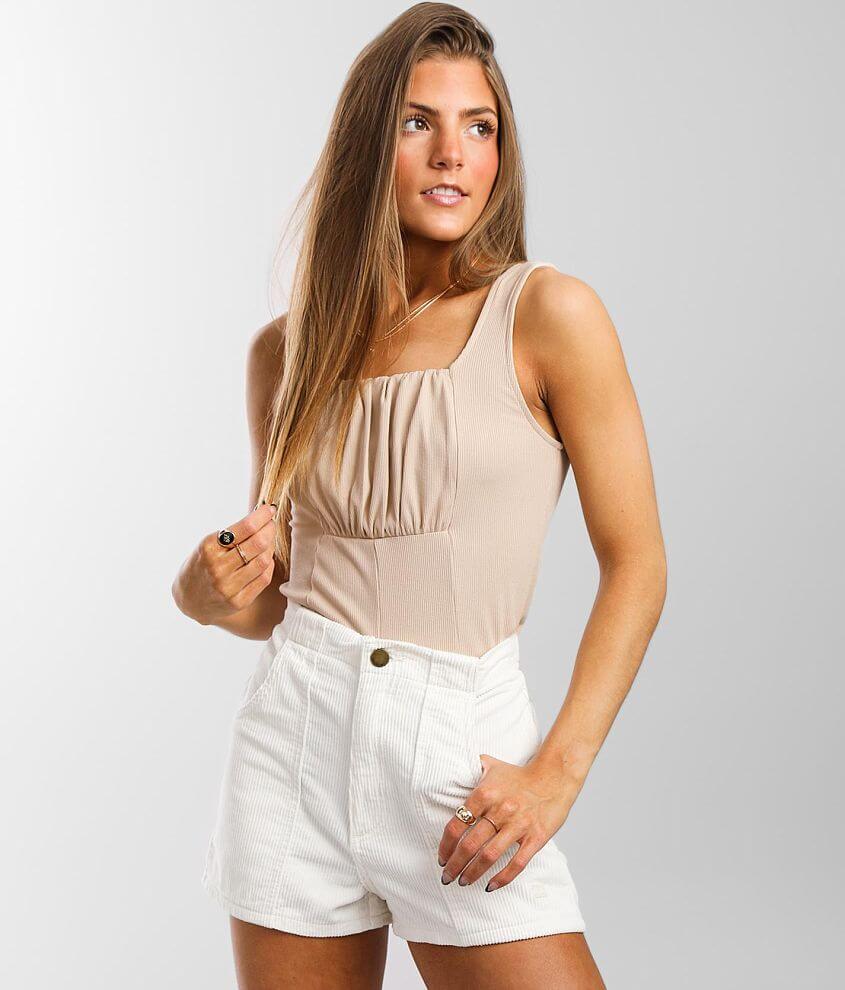 Willow &#38; Root Pleated Puff Tank Top front view