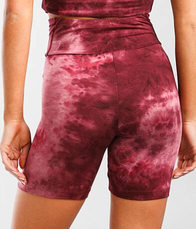 FITZ + EDDI Tie-Dye Biker Short back view