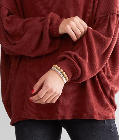 BKE Brushed Knit Ribbed Turtleneck Top misc detail 1 view