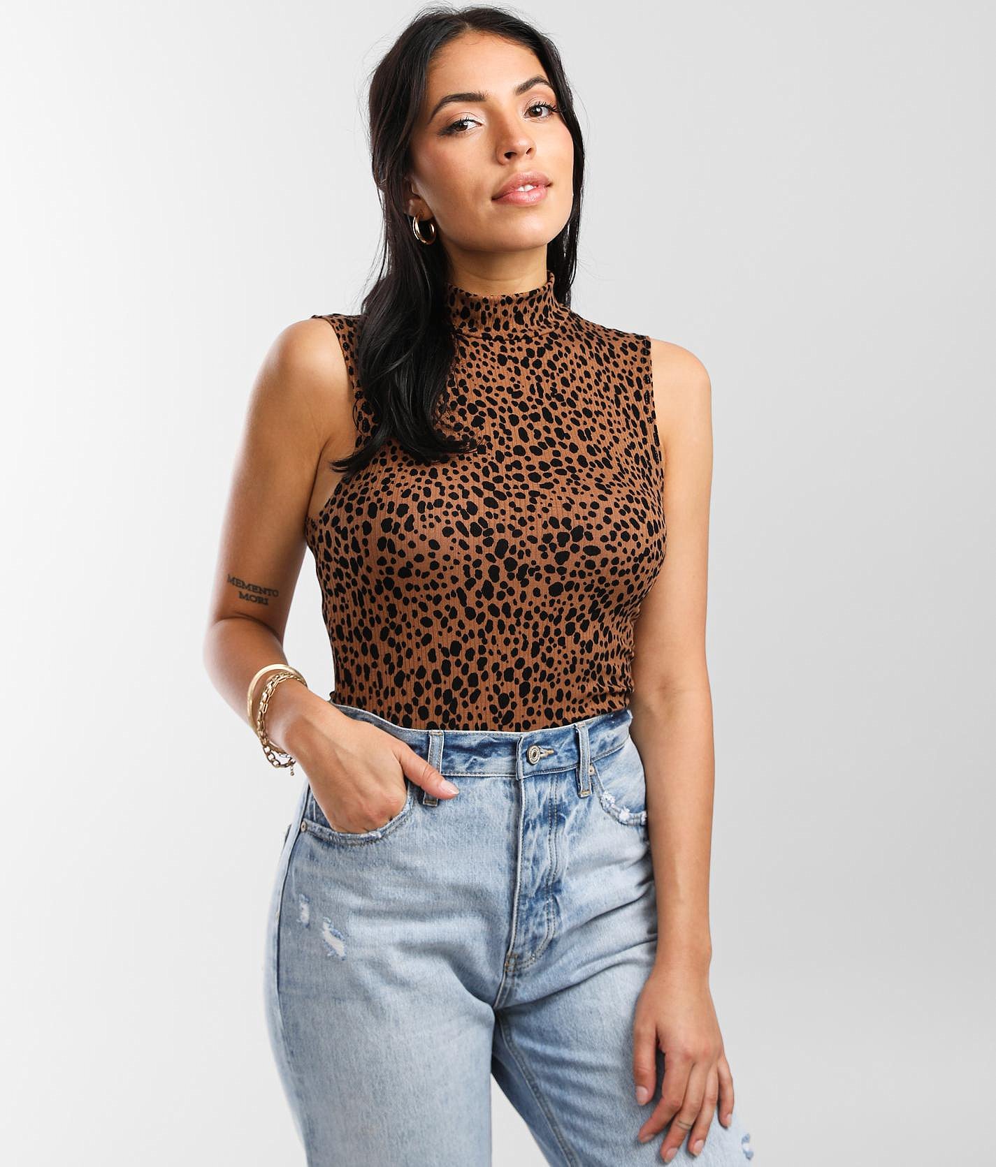 leopard print tank top