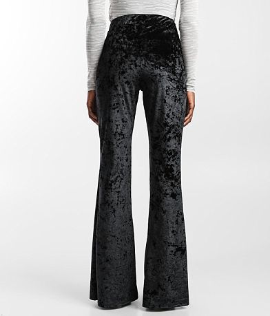 Willow &amp; Root Velvet Flare Pant BACK