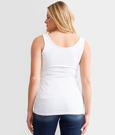 BKE core Wide Strap Tank Top back view