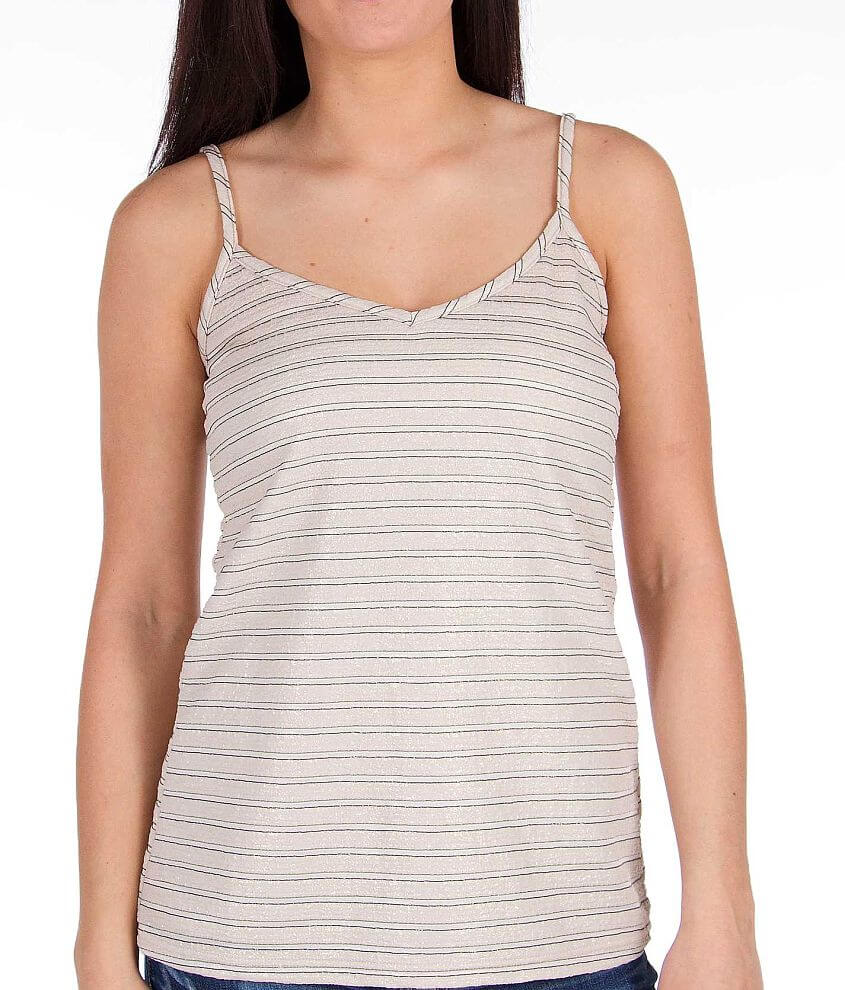BKE Striped Tank Top front view