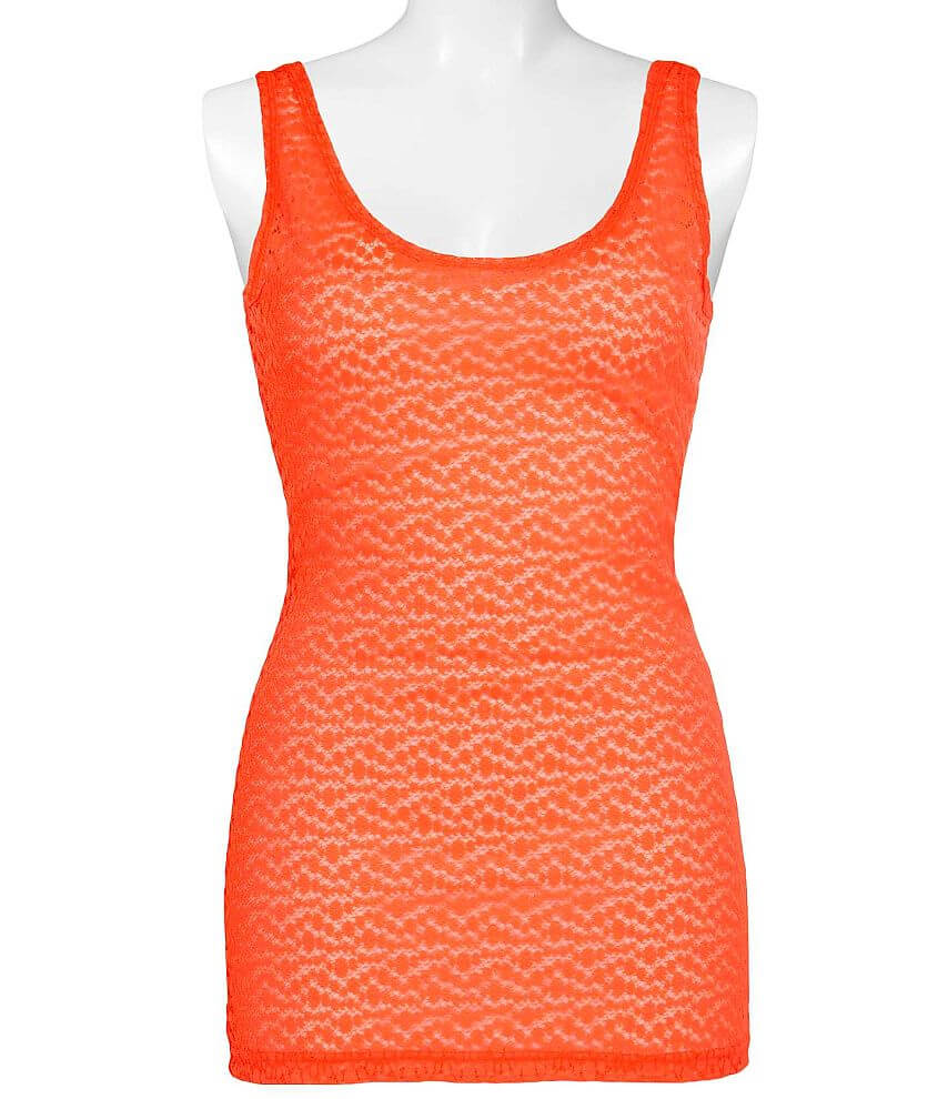 BKE Lace Tank Top front view