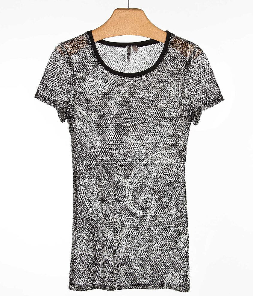 BKE Paisley Print Top front view