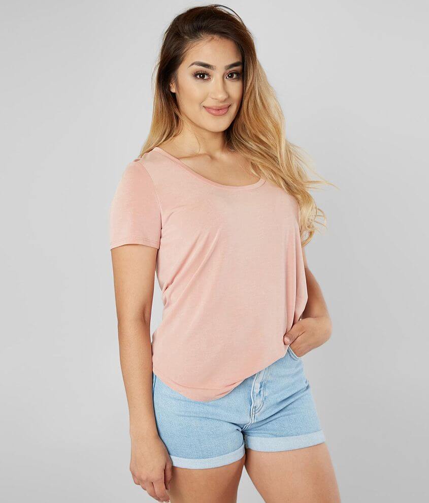 BKE Scoop Neck Knit Top front view