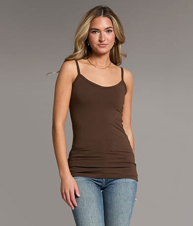 BKE core X-Long Two Way Tank Top front view