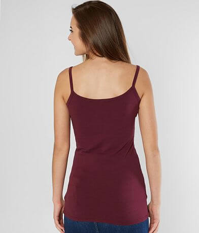 BKE core X-Long Two Way Tank Top back view