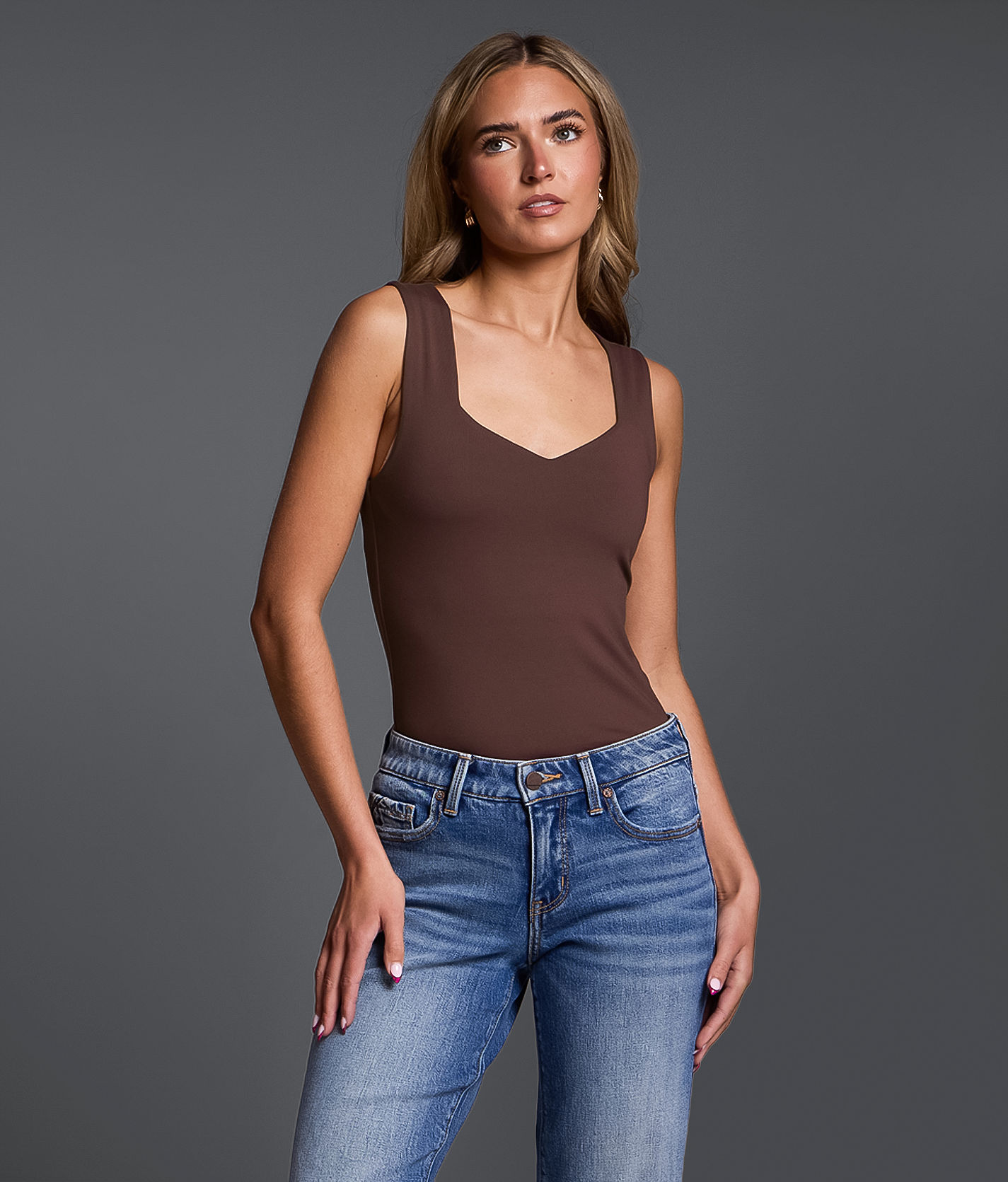 Buckle Black Shaping & Smoothing Tank Top - Women's Tank Tops in