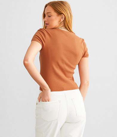 FITZ + EDDI Raw Edge T-Shirt BACK