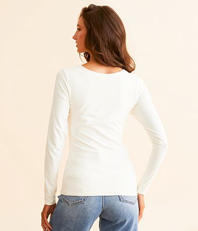 Buckle Black Shaping &amp; Smoothing Top BACK