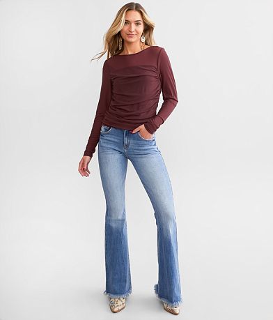 Willow &amp; Root Ruched Mesh Top MISC_DETAIL_2
