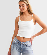 Cropped Shaping &amp; Smoothing Tank Top