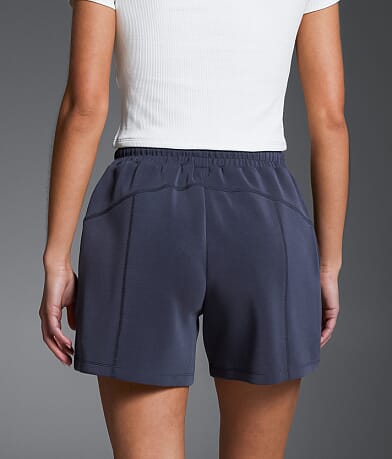 Buckle Black High Rise Stretch Short BACK