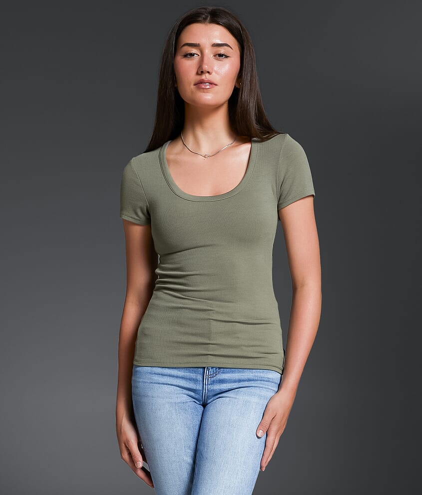 Zoey Ribbed Top - thumbnail 2