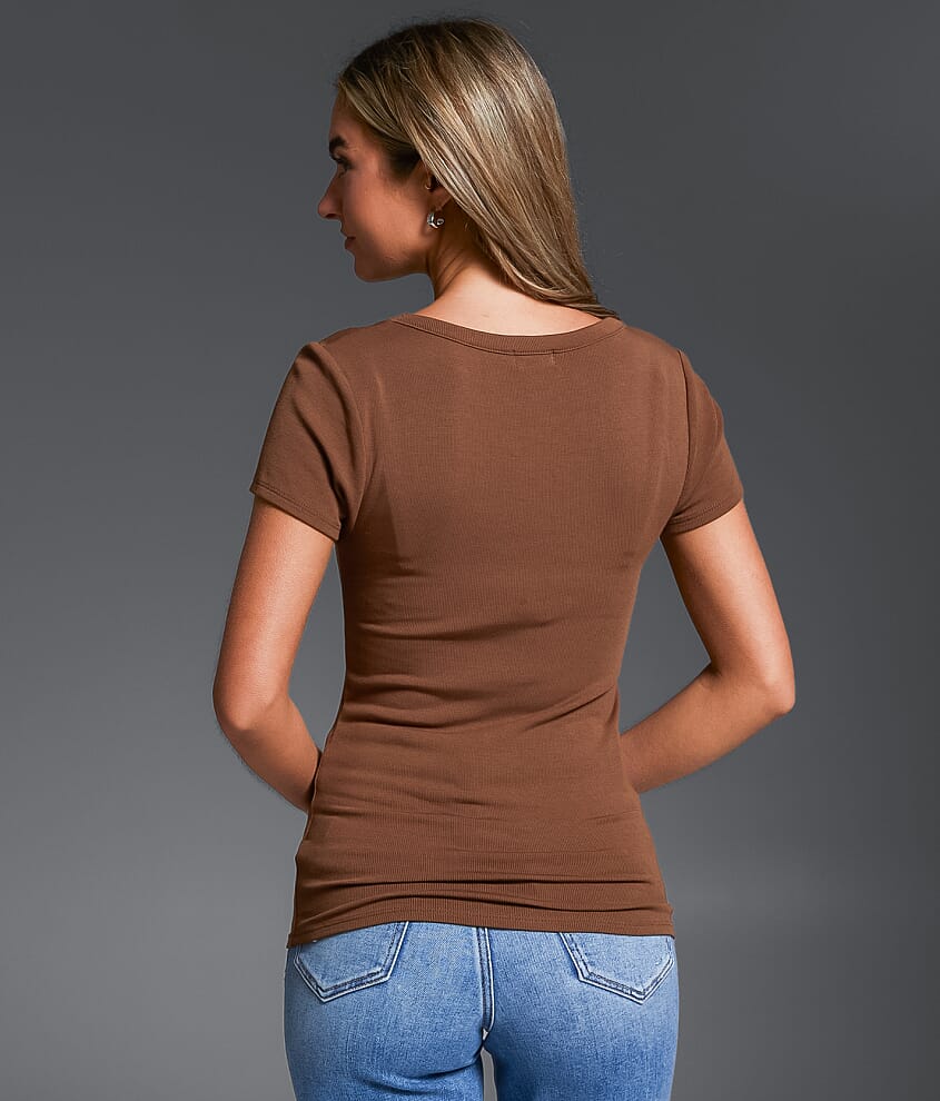 Zoey Ribbed Top - thumbnail 3