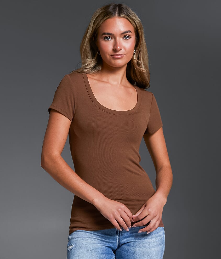 Zoey Ribbed Top - thumbnail 2