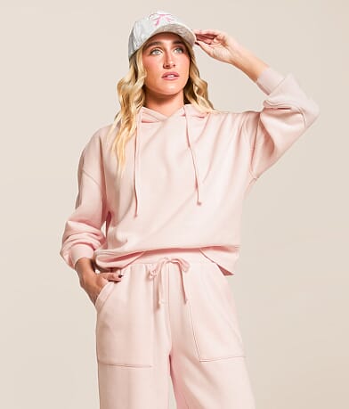 Gilded Intent Boxy Hooded Sweatshirt front view