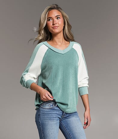 BKE Ribbed Top front view