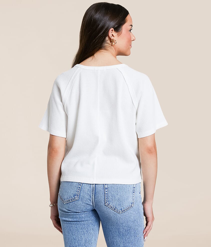 Cropped Thermal Henley