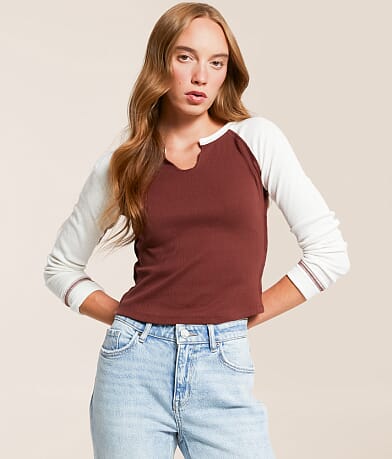 FITZ + EDDI Pointelle Top front view