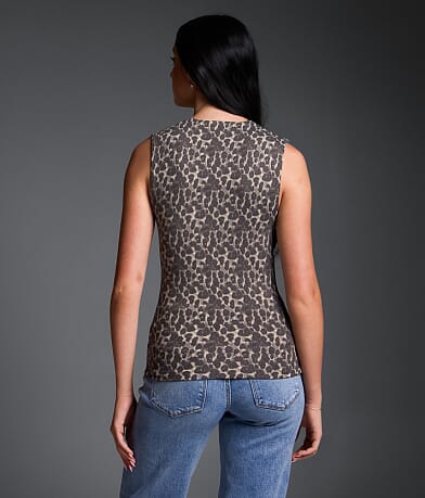 Shaping & Smoothing Cheetah Tank Top thumbnail 3