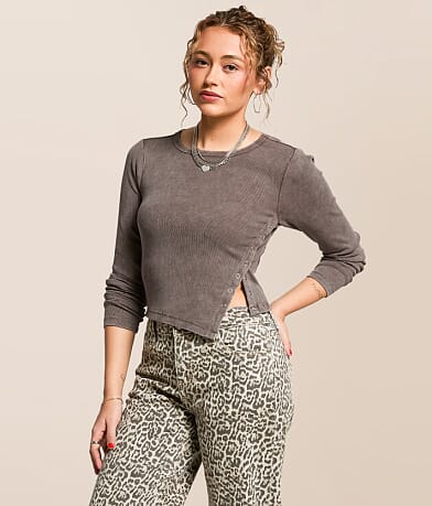 Gilded Intent Asymmetrical Top front view