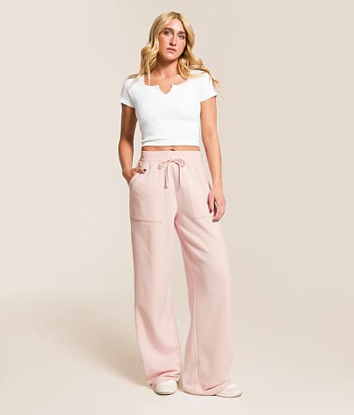 Gilded Intent Wide Leg Sweatpant front view