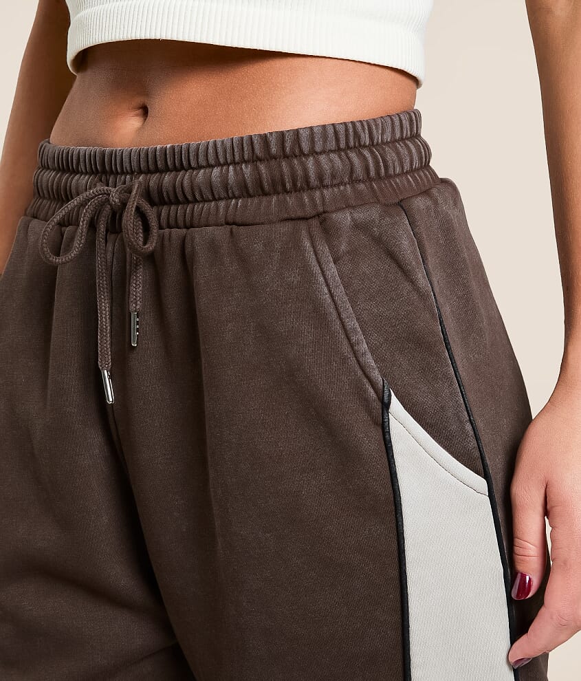 Washed Color Block Jogger