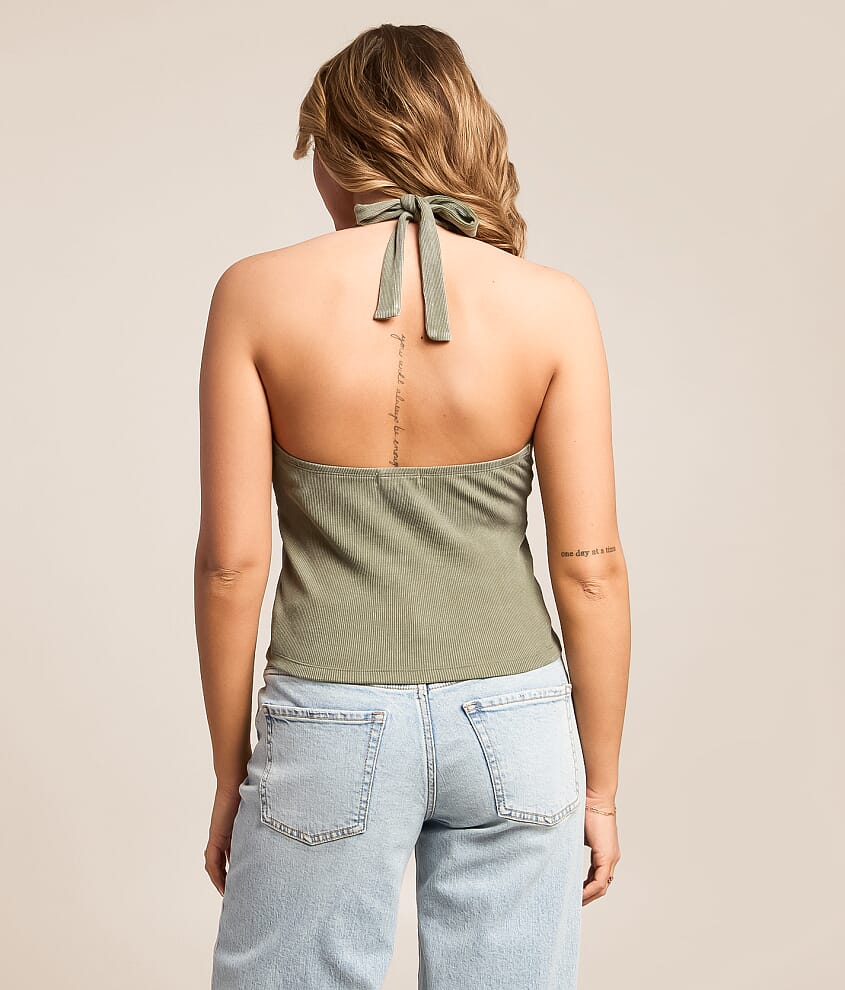 Grommet Halter Tank Top