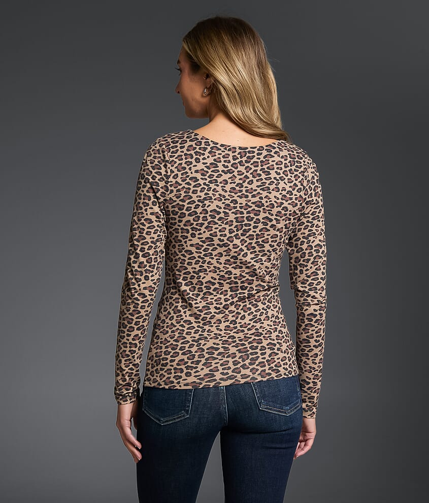Leopard Print Shaping & Smoothing Top