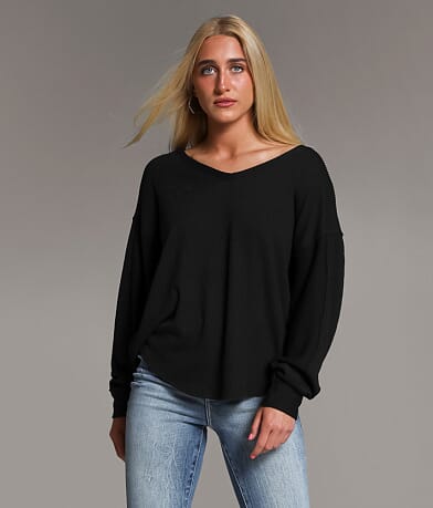 BKE Ribbed Top front view