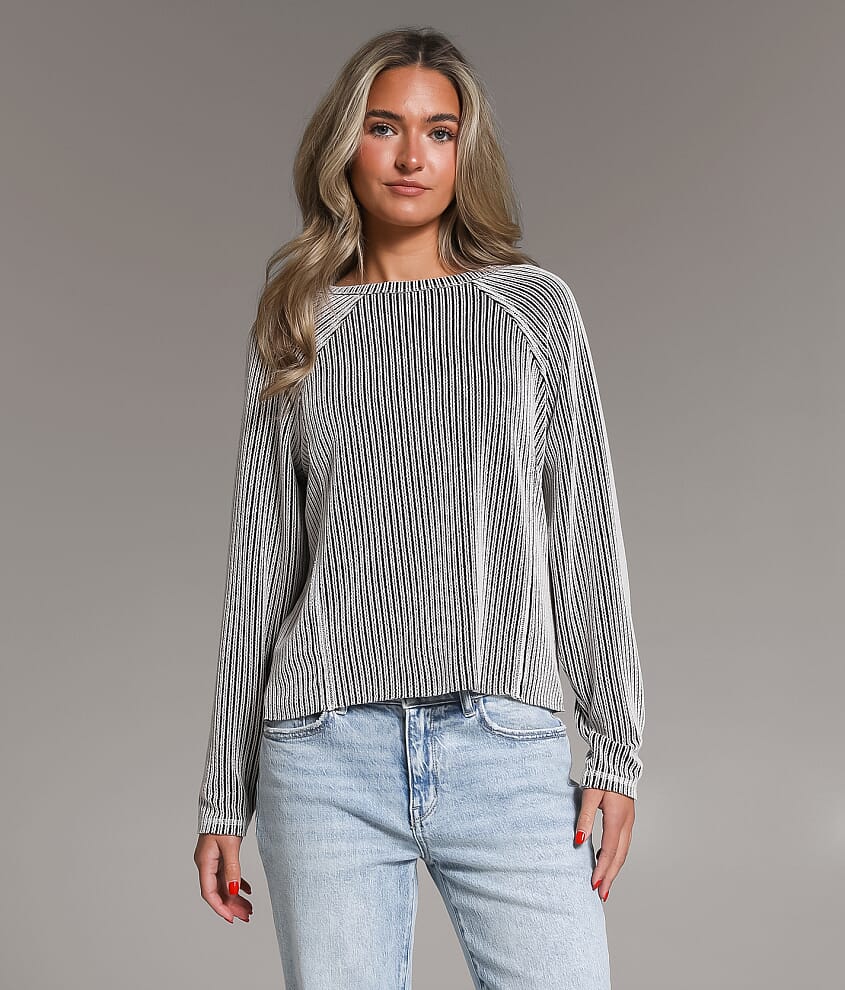 Textured Stripe Top