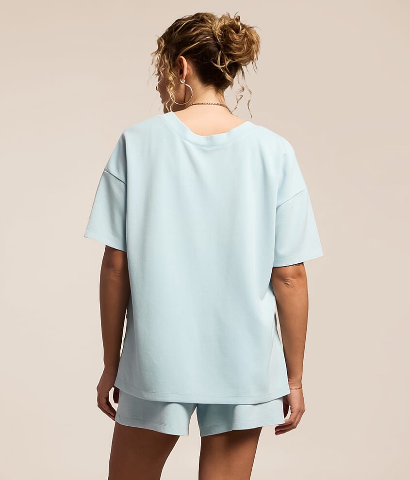 Washed 2-Way Oversized T-Shirt