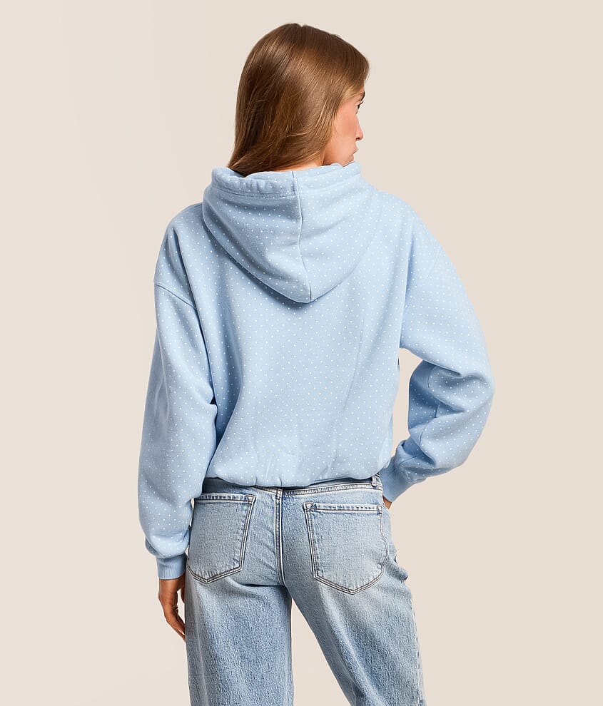 Polka Dot Hooded Sweatshirt - thumbnail 2