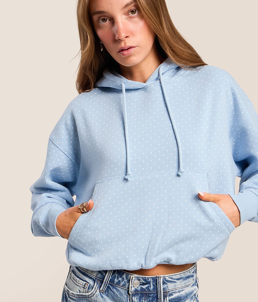 Polka Dot Hooded Sweatshirt - thumbnail 3