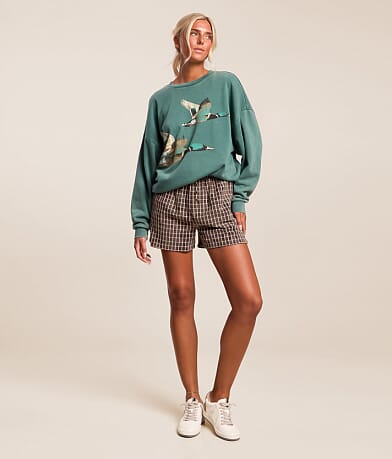 Plaid Washed Boxer Short