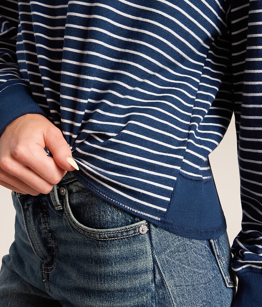 Striped Boxy Top