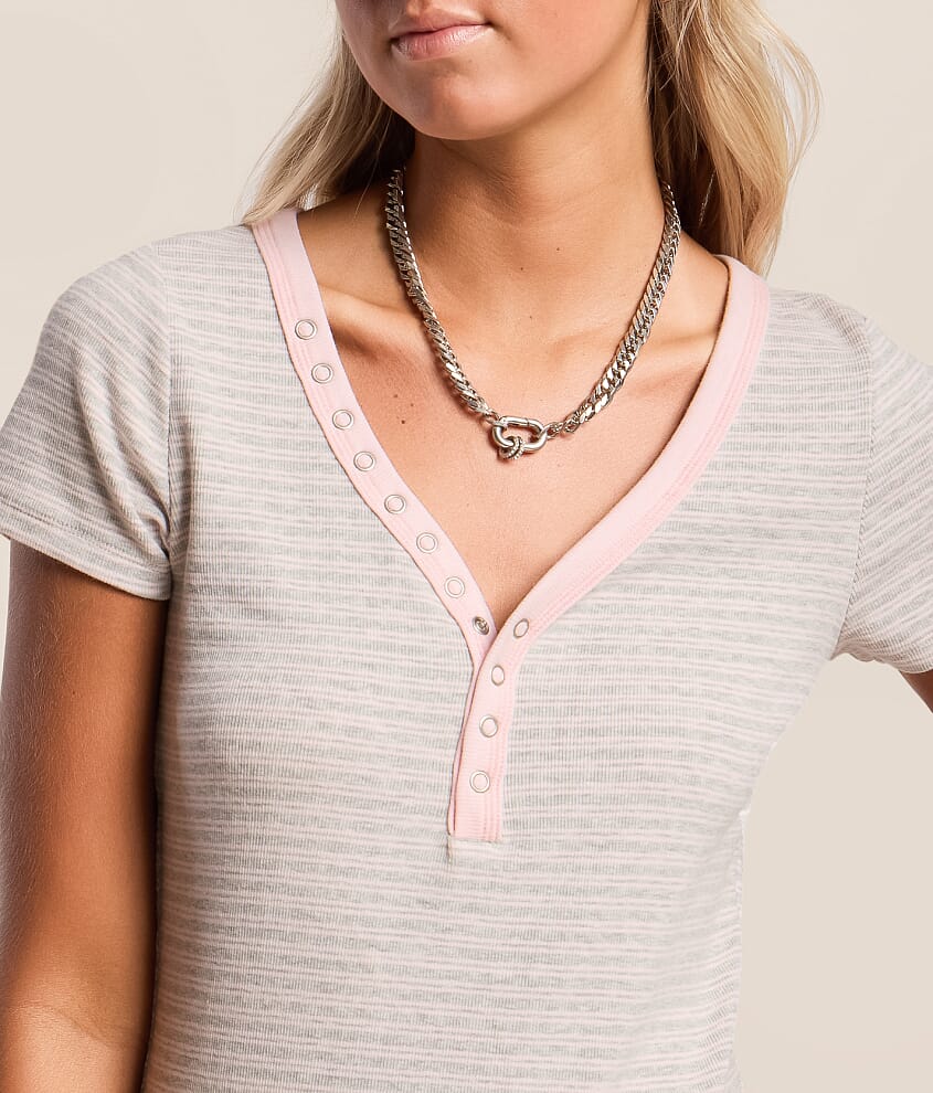 Striped Henley - thumbnail 3