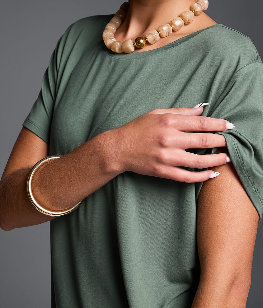 Solid Knit T-Shirt