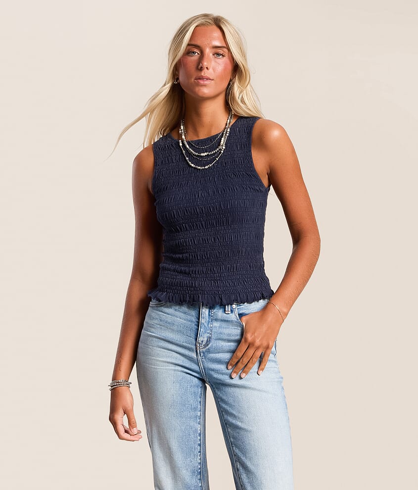 Smocked Tank Top - thumbnail 2