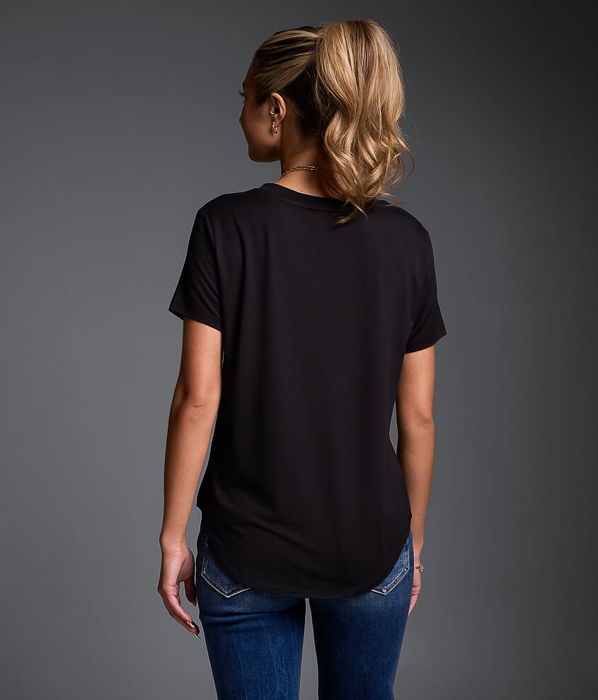Solid Knit T-Shirt - thumbnail 3