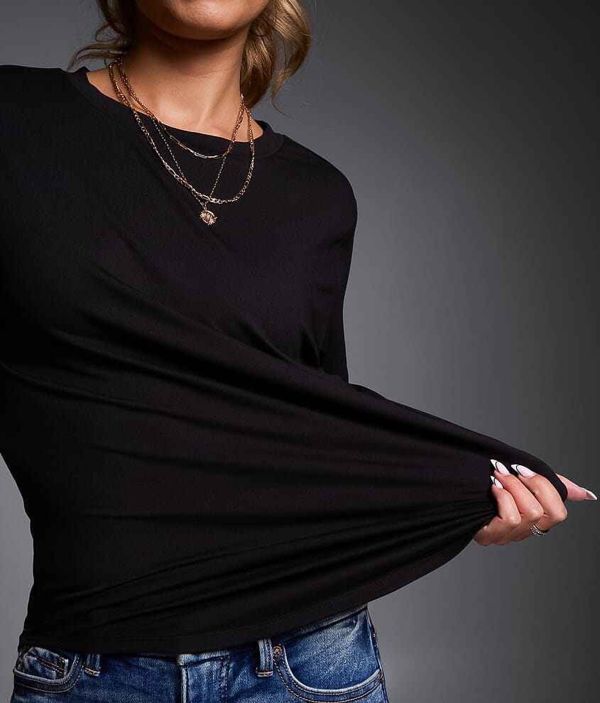Solid Knit T-Shirt - thumbnail 4