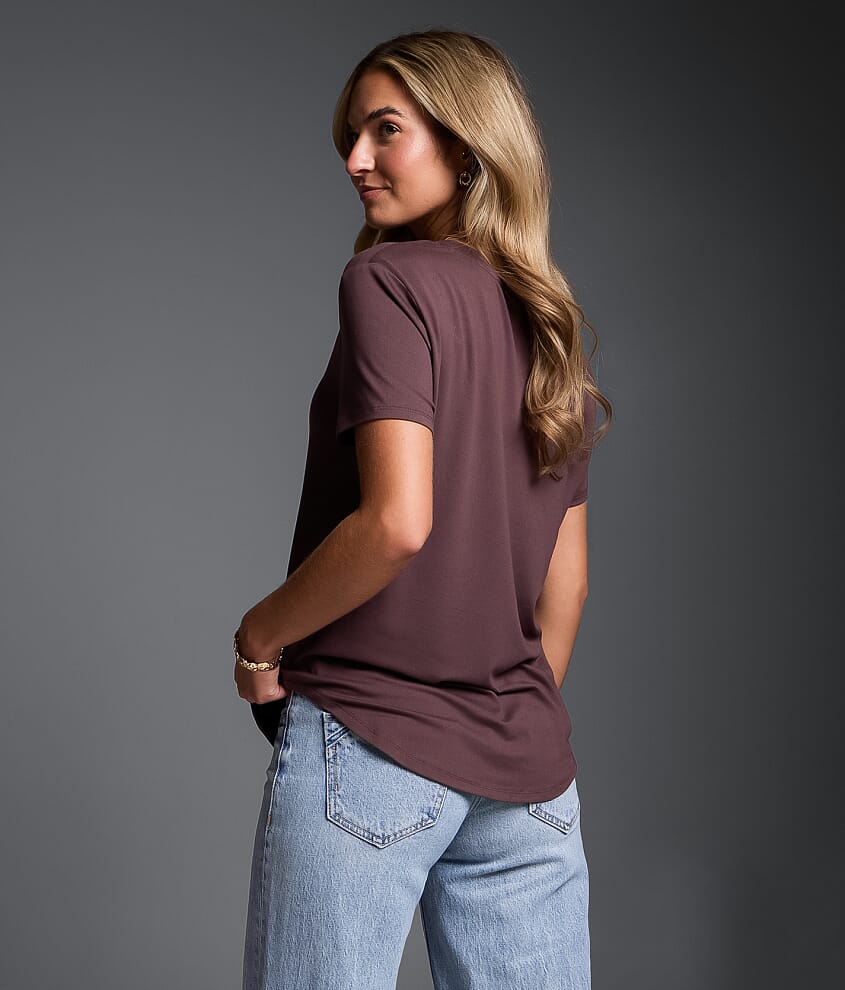 Solid Knit T-Shirt - thumbnail 4