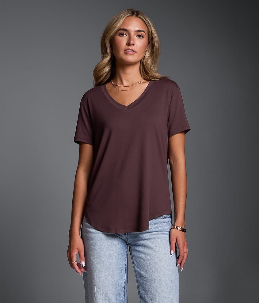 Solid Knit T-Shirt - thumbnail 3