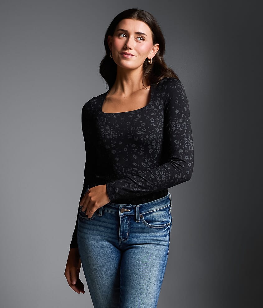 Shaping & Smoothing Cheetah Top