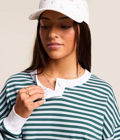 Striped Henley thumbnail 3