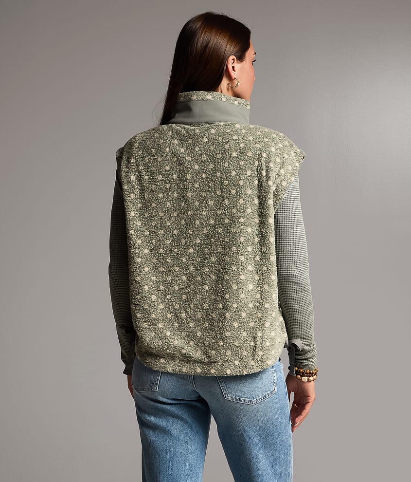 Boundless Edit - Polka Dot Sherpa Vest