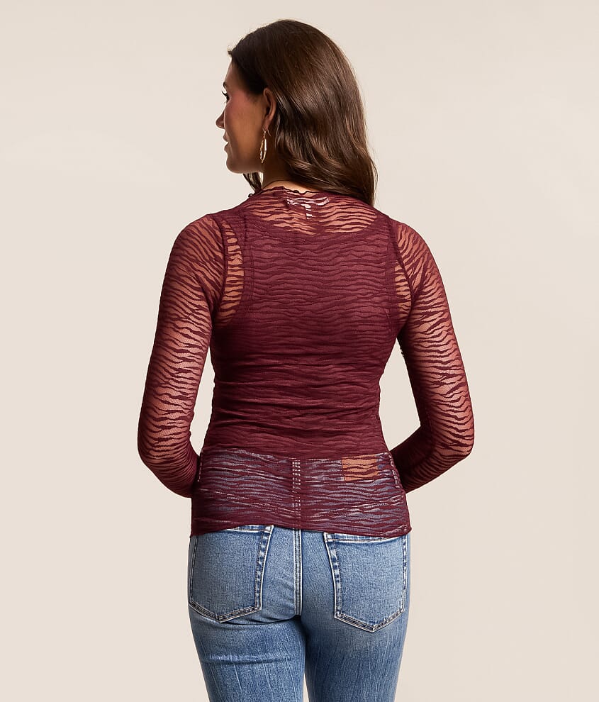 Zebra Mesh Top - thumbnail 3