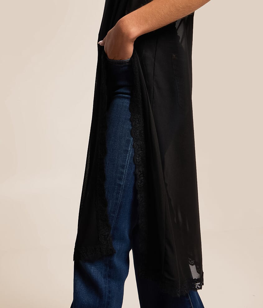 Mesh Maxi Slip Skirt - thumbnail 9